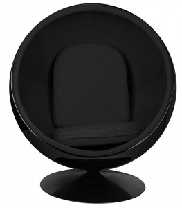 FOTOLIU EXCLUSIV BALL, NEGRU/NEGRU, DIN FIBRA DE STICLA, STIL MODERN - Img 2
