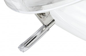 FOTOLIU EXCLUSIVIST BUBBLE STAND 2, ALBASTRU/TRANSPARENT/CROM, DIN ACRIL SI CASMIR, STIL MODERN - Img 4