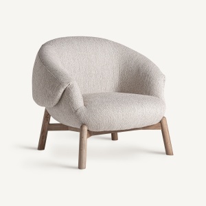 FOTOLIU JACQUARD 35769, BEJ SI NATURAL, CONFECTIONAT DIN LEMN DE ULM SI POLIESTER, STIL MODERN