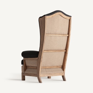 FOTOLIU LIVING ARBAZ, REALIZAT DIN LEMN DE MINDI SI TEXTIL, REALIZAT MANUAL, FINISAJ NEGRU/MARO, VICAL HOME - Img 4
