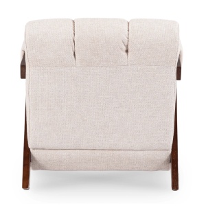 FOTOLIU LIVING RENATO, REALIZAT DIN LEMN SI TEXTIL, CULOARE BEJ/NUC, ARTIM MEBLE - Img 7