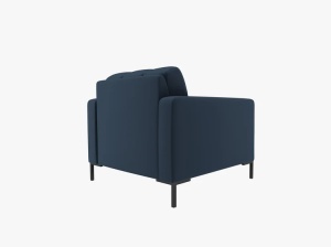 FOTOLIU MAMAIA ALBASTRU NEVE, CU TAPITERIE DIN TEXTIL FIN, MICADONI - Img 3