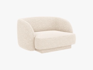 FOTOLIU MILEY, 103 CM, BEJ DESCHIS 23, TAPITERIE CHENILLE, DESIGN DEOSEBIT