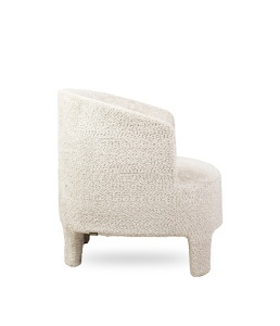 FOTOLIU OSCAR BEJ, CONFECTIONAT DIN TEXTIL CHENILLE SI METAL, STIL MODERN - Img 2