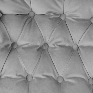 FOTOLIU PIVOTANT LIMA CU SUPORT PENTRU PICIOARE, GRI DESCHIS/NEGRU, TAPITERIE DIN CATIFEA SI PICIOARE DIN METAL - Img 5