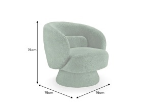 FOTOLIU ROTATIV, BOSSA NOVA, VERDE, MATERIAL BOUCLE, ARTIM GROUP SELECTION - Img 4