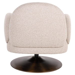 FOTOLIU ROTATIV KAGNEY BISCOTTI, 214133, CREM/BRONZ, CONFECTIONAT DIN PAL, SPUMA, LEMN DE PIN SI 100% POLIESTER, STIL MODERN - Img 5