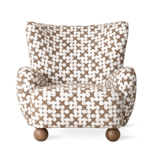 FOTOLIU SORA BEJ/ALB, CONFECTIONAT DIN LEMN, SPUMA SI TEXTIL, STIL MODERN - Img 2
