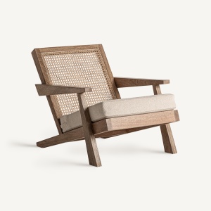 FOTOLIU WESWELL 34847, BEJ SI NATURAL, CONFECTIONAT DIN LEMN DE MANGO, MDF, SPUMA SI POLIESTER, STIL MODERN