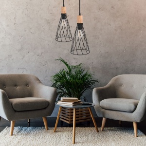 Lampă de tavan APP1268-1CP Black - Img 2
