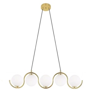 Lampă de tavan APP1440-5CP GOLD - Img 1