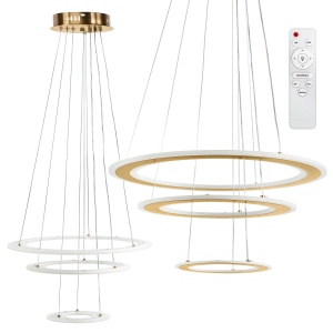 Lampă de tavan LED G041-3CP BRUSH GOLD - Img 1