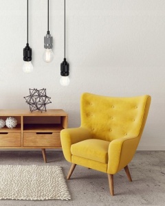 Lampa DE TAVAN SUSPENDABILA Chome Black APP350-1CP - Img 4