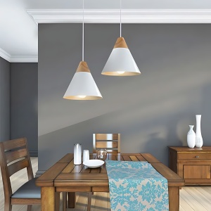 Lampa DE TAVAN SUSPENDABILA Scandi A alb - Img 3