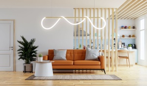 Lampa LED APP854-CP Long Gold - Img 2