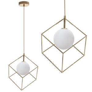 Lampă suspendată APP1210-1CP Gold - Img 1