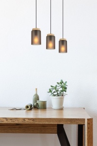 Lampă suspendată APP1812-3CP Frosted Grey - Img 4