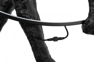 LAMPADAR EXCLUSIVIST 218CM, HUMAN ROUND, FIBRA DE STICLA SI LED - Img 5