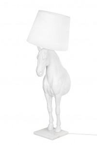 LAMPADAR KON HORSE STAND S, DIN FIBRA DE STICLA, MARMURA SI TEXTIL, STIL MODERN - Img 3