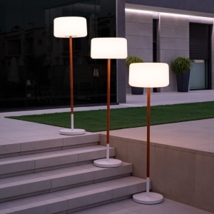 LAMPADAR NEW CHLOE PLANT SOLAR SMARTTECH WOOD, CU TELECOMANDA - Img 4