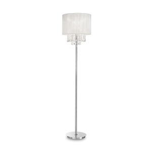 LAMPADAR OPERA PT1, ALB/CROM, DIN METAL, STIL MODERN