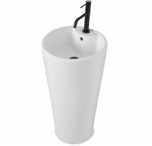 LAVOAR DE PODEA, BLANKA, 84 CM, ALB, DIN CERAMICA, CALITATE SUPERIOARA - Img 7