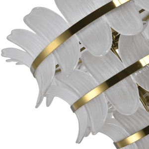 LUSTRA AMELINE 214481, CONFECTIONATA DIN METAL SI STICLA, ALAMA ANTICHIZATA, STIL MODERN - Img 3