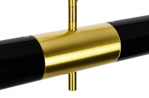 LUSTRA APOLLO 1, NEGRU/AURIU, DIN METAL, STIL MODERN - Img 5