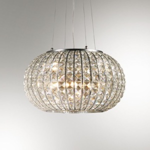 LUSTRA CRISTAL CALYPSO SP3, CROM, DESIGN MODERN, IDEAL LUX - Img 2