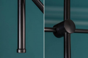 LUSTRA DIN METAL, VARIATION, COD 40773, CULOARE NEGRU/AURIU, ASPECT MODERN - Img 5