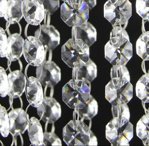 LUSTRA GLAMOR CRYSTAL APP731-3CPR, 27x103 cm, ARGINTIU, DIN METAL DE INALTA CALITATE SI CRISTALE, STIL MODERN, TU - Img 4