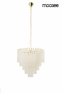 LUSTRA GORDON 60, AURIE, CONFECTIONATA DIN METAL SI STICLA, STIL MODERN - Img 2