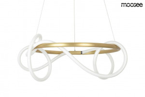 LUSTRA LED EXCLUSIVISTA 60CM, SERPIENTE, CONFECTIONATA DIN METAL SI LED, STIL MODERN - Img 2