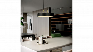 LUSTRA, LED GOLD BLACK 40CM ,APP948-1CP, METAL SI LED - Img 7