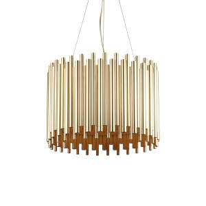 LUSTRA PAN SP5, AURIU, DIN METAL, STIL MODERN