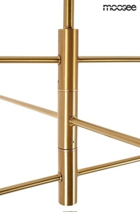 LUSTRA PIAZETTA GOLD, CONFECTIONATA DIN OTEL, STIL MODERN - Img 2