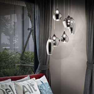 LUSTRA SOFT SP6, FUMURIU, DIN STICLA, STIL MODERN - Img 2