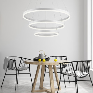 LUSTRA VEGAS APP657, 20x40x60 cm, ALB/GRI, DIN METAL DE INALTA CALITATE, STIL MODERN, TU - Img 3