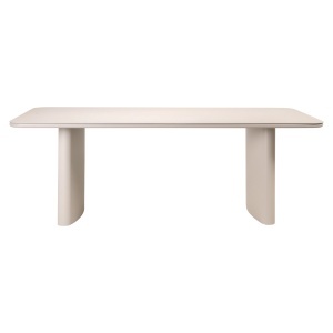 MASA DE LUAT MASA PENTRU EXTERIOR SENZA, REALIZATA DIN ALUMINIU, CULOARE BEJ DESCHIS, DESIGN DEOSEBIT, RICHMOND INTERIORS