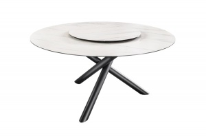 MASA DE SUFRAGERIE ROTUNDA, 150CM, PLACA ROTATIVA, CERAMICA MARMURA ALBA, ARTIM GROUP SELECTION - Img 4