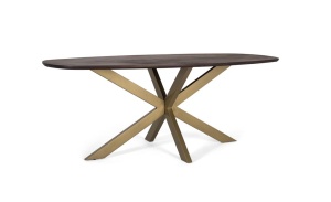 MASA DINING ELEGANTA 200CM, LEMN DE SALCAM SI METAL, ARTIM GROUP SELECTION - Img 3