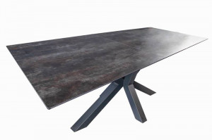 MASA DINING EXTENSIBILA 180/225CM , ETERNITY II, DIN METAL SI STICLA SI CERAMICA, ARTIM GROUP SELECTION - Img 6