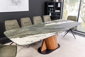 MASA DINING EXTENSIBILA, ELEMENTS 180/260CM, CADRU DIN FURNIR NUC SI BLAT DIN CERAMICA, ARTIM GROUP SELECTION - Img 7