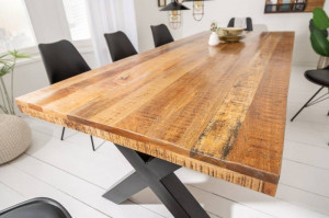 MASA DINING, IRON CRAFT 200CM, LEMN MASIV DE MANGO SI METAL, ARTIM GROUP SELECTION - Img 3