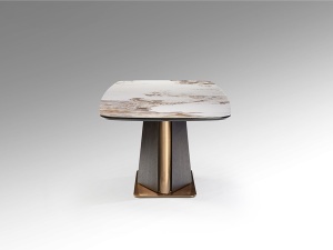 MASA DINING, LUCA 200CM, DIN MDF, METAL SI BLAT DIN PORTELAN, SCHULLER - Img 9