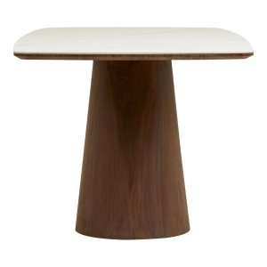 MASA DINING NOLI 90x200x76 cm, REALIZATA DIN FURNIR, CERAMICA, CULOARE MARMURA/MARO, HOUSE NORDIC - Img 4