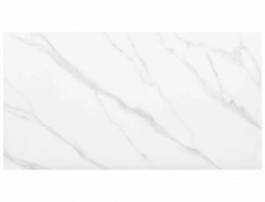 MASA DINING RION, 160 CM, EFECT DE MARMURA ALBA/NEGRU MAT, BLAT DIN CERAMICA SI PICIOARE DIN METAL, STIL MODERN - Img 6