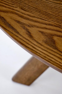 MASA DINING STIL RUPERT NUC, fi120/77 cm, CONFECTIONATA DIN LEMN DE CAUCIUC, MDF SI FURNIR, STIL MODERN - Img 6