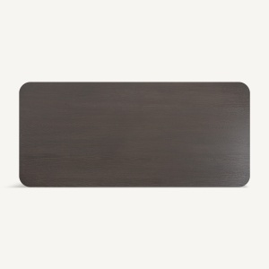 MASA DINING YVORE 240CM, LEMN DE STEJAR DE CULOARE NEAGRA, STIL CONTEMPORANT, VICAL HOME - Img 3