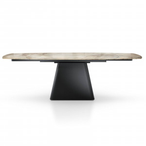 MASA EXTENSIBILA 160/240CM,HANNES, COD 5689, STIL MODERN, REALIZAT DIN METAL SI CERAMICA - Img 3